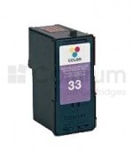 Inkoustová cartridge / náplň LEXMARK č.33 18CX033E (Tri-color) 20ml